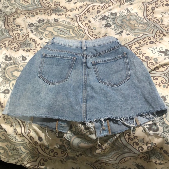 pacsun two toned mini skirt in size 24!!! - Picture 2 of 2